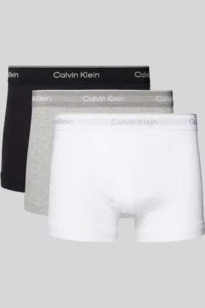 Calvin Klein Trunks mit Label-Bund im 3er-Pack in , Größe L