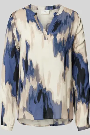 Kaffe Bluse mit Tunikakragen Modell 
