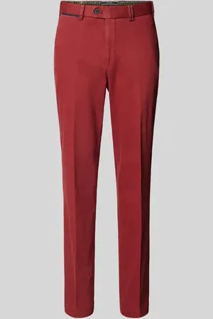 Hiltl Slim Fit Chino mit Bügelfalten Modell 