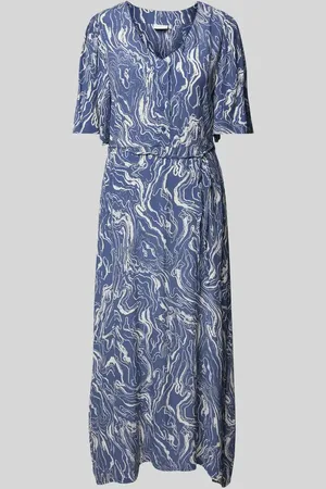 Kaffe Maxikleid mit Bindegürtel Modell 