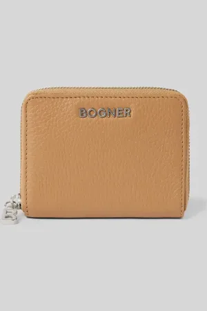 Bogner Lederportemonnaie mit Label-Schriftzug Modell 