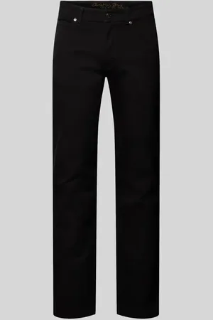 Christian Berg Straight Fit Jeans mit Kontrastnähten aus Bio-Baumwoll-Mix in , Größe 34/32