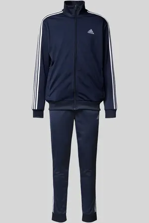 adidas Trainingsanzug mit labeltypischen Streifen in , Größe S