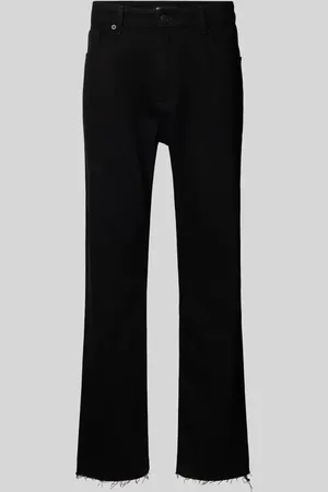 2Y Straight Leg Jeans mit Fransen Modell 