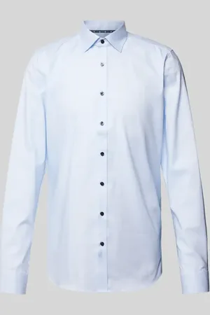 Olymp Slim Fit Businesshemd aus reiner Baumwolle mit extralangem Arm in , Größe 39L