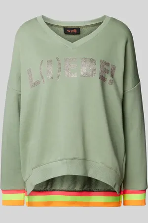 miss goodlife Oversized Sweatshirt mit V-Ausschnitt Modell 