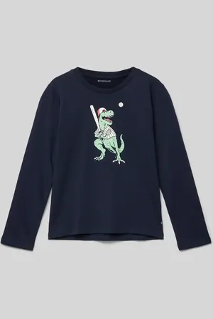 TOM TAILOR Regular Fit Langarmshirt mit Motiv-Print in , Größe 92
