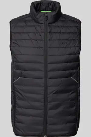 HUGO BOSS Steppweste mit Stehkragen in , Größe XL