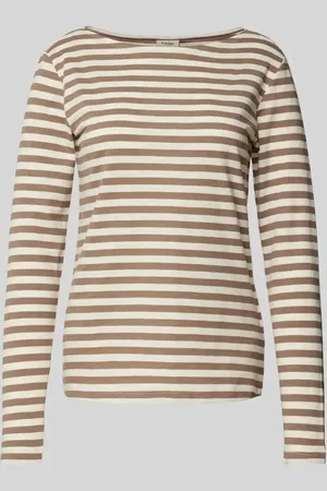 FRANSA Longsleeve mit Streifenmuster Modell 