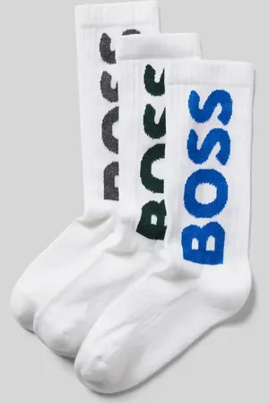 HUGO BOSS Socken mit Label-Detail im 3er-Pack in , Größe 39-42