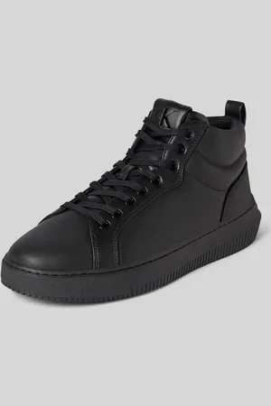 Calvin Klein Sneaker aus Leder mit Label-Print Modell 