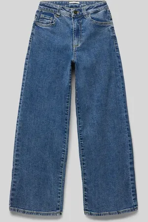 TOM TAILOR High-Waist Wide Fit Jeans mit verstellbarer Taille in , Größe 176
