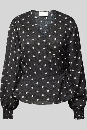 Neo Noir Blusenshirt mit V-Ausschnitt Modell 