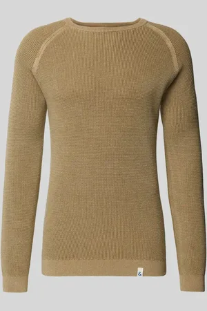 Colours & Sons Strickpullover mit gerippten Abschlüssen in , Größe M