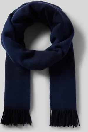Max Mara Schal aus Schurwolle mit Fransen Modell 