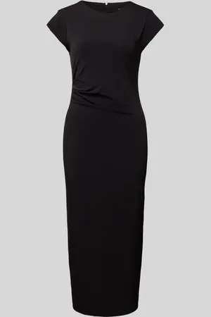 Comma, Midikleid mit Raffungen in , Größe 40