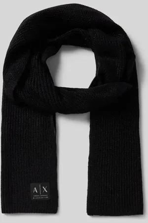 Armani Exchange Schal mit Effektgarn und Label-Detail in , Größe 1