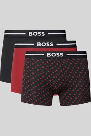 HUGO BOSS Trunks mit elastischem Label-Bund im 3er-Pack in , Größe S