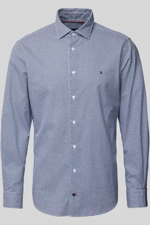 Tommy Hilfiger Regular Fit Business-Hemd mit Knopfleiste Modell 