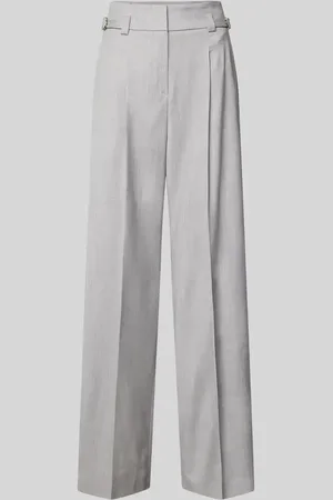 Windsor Wide Leg Stoffhose mit Bundfalten in , Größe 42