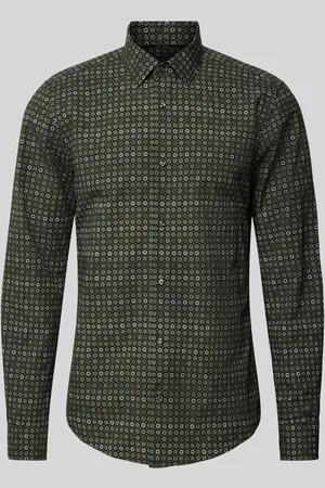 JOOP! Slim Fit Business-Hemd mit Haifischkragen Modell 