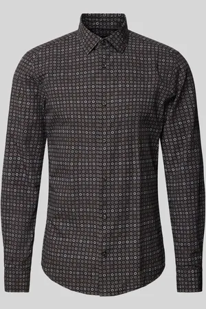 JOOP! Slim Fit Business-Hemd mit Haifischkragen Modell 