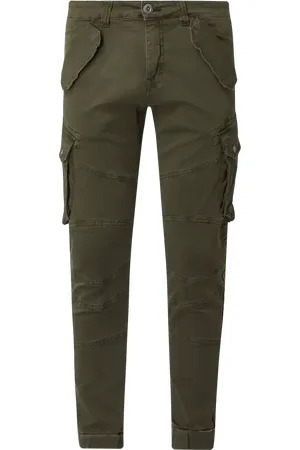 Alpha Industries Cargohose mit Label-Details Modell 