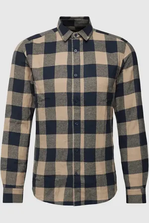 Only & Sons Slim Fit Freizeithemd mit Gitterkaro in , Größe L