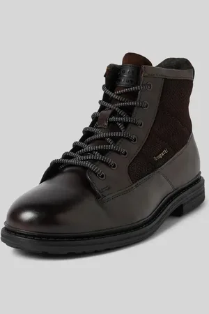 Bugatti Boots aus Leder-Mix Modell 