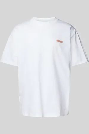 Woodbird T-Shirt mit Label-Stitching Modell 