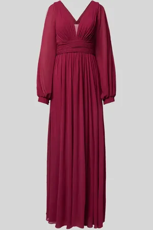 Mascara Abendkleid mit V-Ausschnitt in , Größe 32