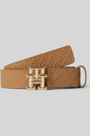 Tommy Hilfiger Ledergürtel mit Label-Detail und Pinschließe in , Größe 85