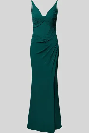 Mascara Abendkleid mit Raffungen in , Größe 32