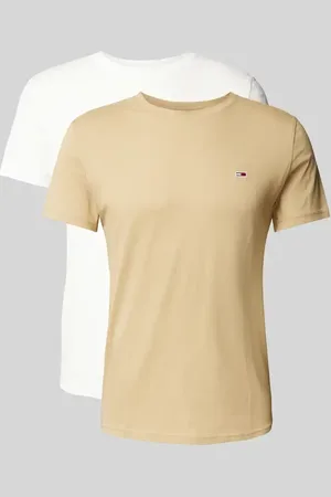 Tommy Hilfiger Slim Fit T-Shirt mit Logo-Stitching in , Größe XS