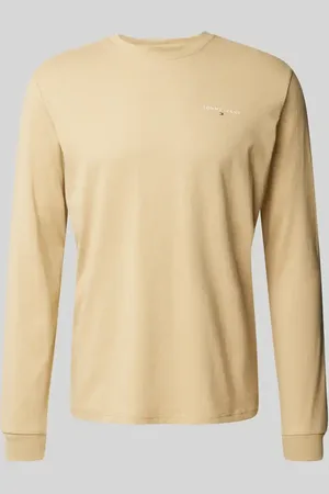 Tommy Hilfiger Slim Fit Longsleeve mit Label-Print in , Größe L