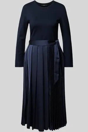 Max Mara Midikleid mit Rundhalsausschnitt Modell 