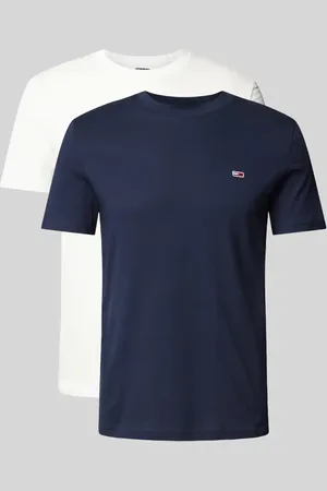 Tommy Hilfiger Slim Fit T-Shirt mit Logo-Stitching in , Größe S