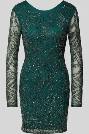 Lace & Beads Cocktailkleid mit Zierperlenbesatz in , Größe XXS