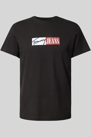 Tommy Hilfiger Slim Fit T-Shirt mit Label-Print in , Größe XS