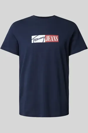 Tommy Hilfiger Slim Fit T-Shirt mit Label-Print in , Größe XS