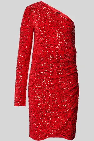 Pieces® Slim Fit One-Shoulder Mini Kleid Modell 