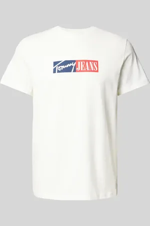 Tommy Hilfiger Slim Fit T-Shirt mit Label-Print in , Größe S