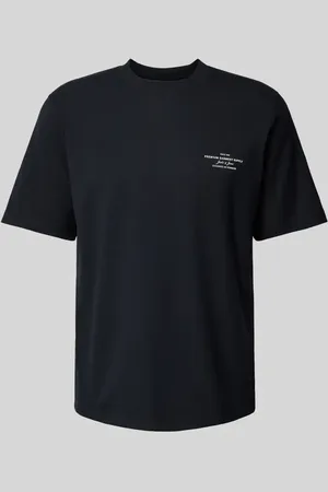JACK & JONES T-Shirt mit Label-Print und Rundhalsausschnitt in , Größe S