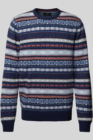 Fynch-Hatton Wollpullover mit Label-Detail in , Größe XL