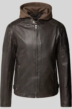 Gipsy Lederjacke mit abnehmbarer Kapuze Modell 