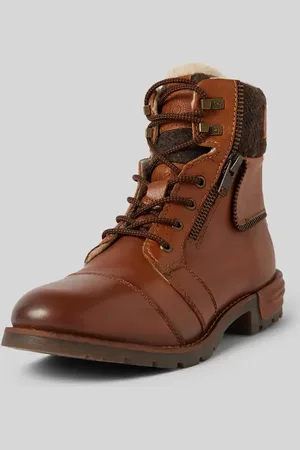 Bugatti Boots aus Leder-Mix Modell 
