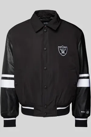 HUGO BOSS Jacke mit Motiv-Stitching in , Größe XL