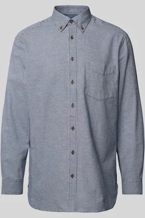 Christian Berg Light-Flanellhemd mit Button-Down-Kragen in , Größe S