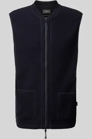 Fynch-Hatton Weste aus Wolle mit Label-Detail in , Größe XXL