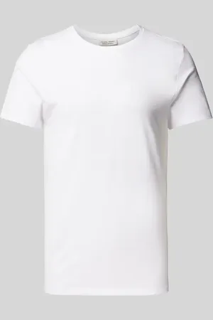 Casual Friday T-Shirt mit geripptem Rundhalsausschnitt in , Größe S